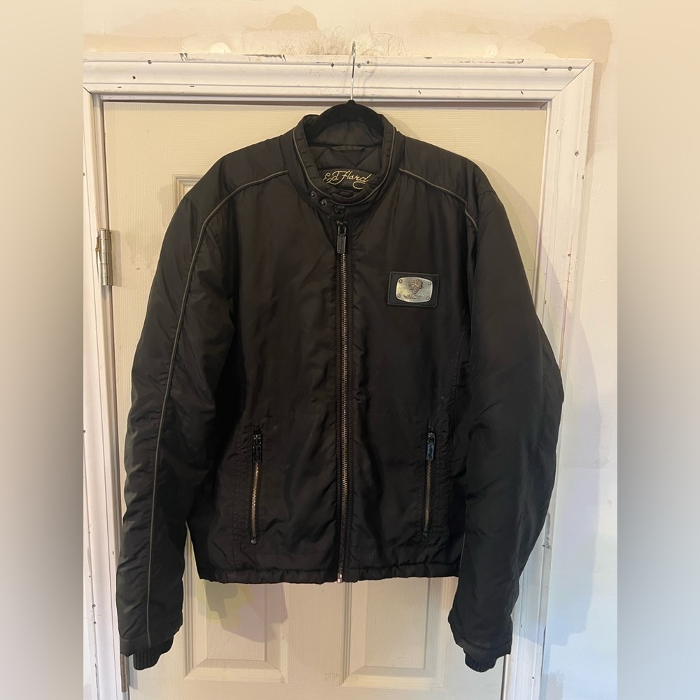 Ed Hardy by Christian Audigier Black Jacket